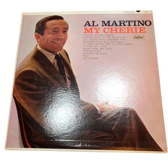Lot of 2 Capitol Vinyl Records Jean Shepard AL Martino My Cherie 12" 33 rpm Vtg - Picture 2 of 12